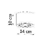 Plafond BASIC 1 naravni les