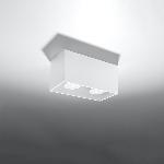 Stropna svetilka QUAD bela (20x10x10cm)