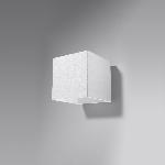 Stenska svetilka QUAD 1 bela (10x12x10cm)