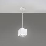 Obesna svetilka QUAD 1 bela (10x10x110cm)