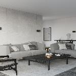 Stenska svetilka TILA 30 črna (30x11x13cm)