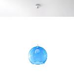 Obesna svetilka BALL modra (30x30x120cm)
