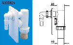 Sifon Ghidini za pralni stroj, pvc