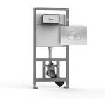 Sanit element za WC sivi + tipka