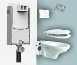 Sanit komplet podometni WC INEO IN