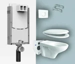 Sanit komplet podometni WC INEO IN