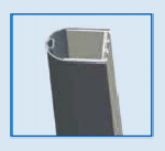 Sanotechnik Smartflex stenski profil D1100 z mag. trakom (2-4cm)