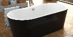 Kopalna kad Kolpasan Comodo-FS 185x90/MO BLACK & WHITE