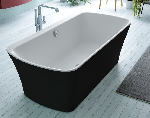 Kopalna kad Kolpasan Marilyn-FS 180x90/MO BLACK & WHITE